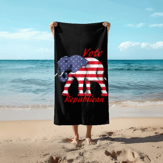 Vote Republican Beach Towels