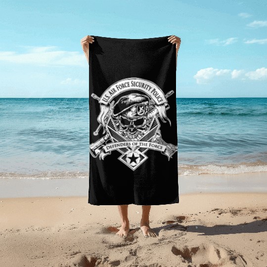 US airforce security Beach Towels
