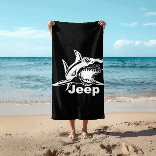 Jeep Great White Shark Beach Towels
