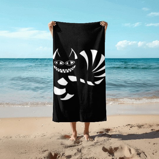 Alice In Wonderland Cheshire Cat Girls Beach Towels Disn