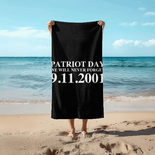 Patriot Day 9/11 Beach Towels