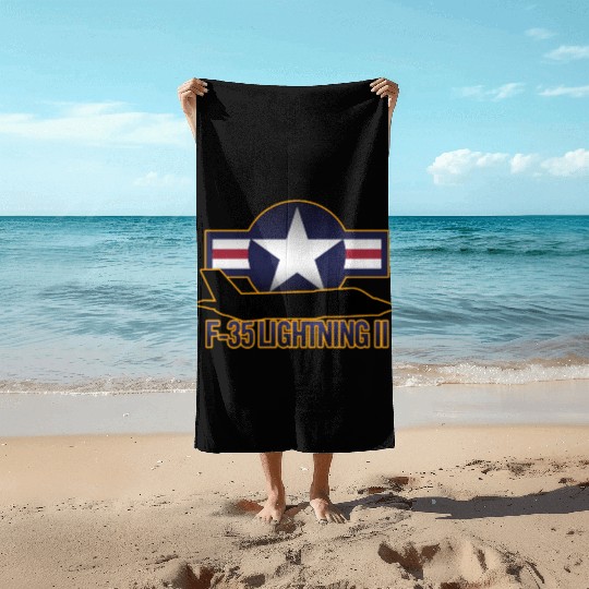F-35 Lightning II Beach Towels