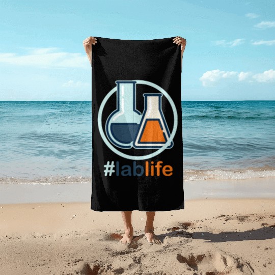 Laboratory Chemistry Chemist Science Gift Beach Towels