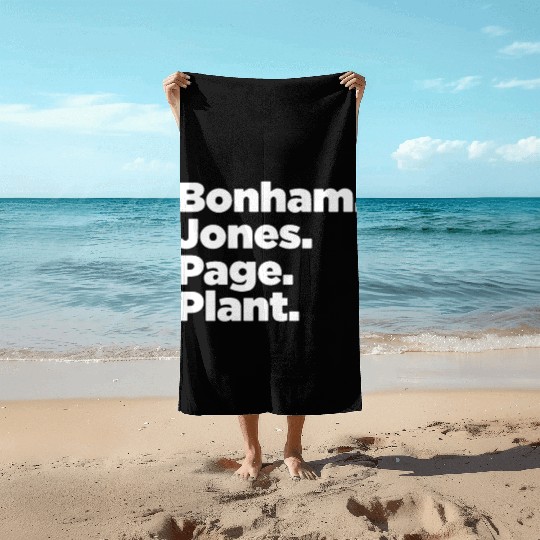 bonham jones page plant farm Beach Towels