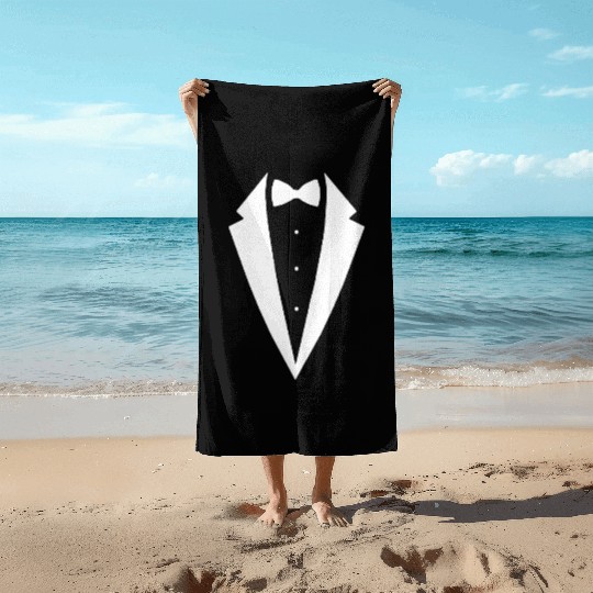 Men s Tuxedo Running Tuxedo Beach Towels