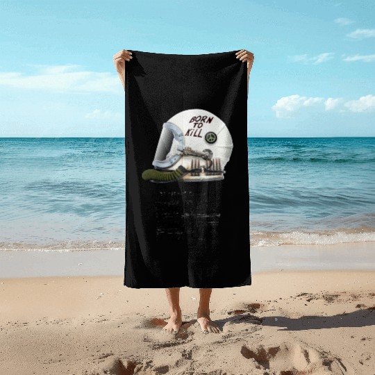 Born To Kill | Space Force Beach Towels