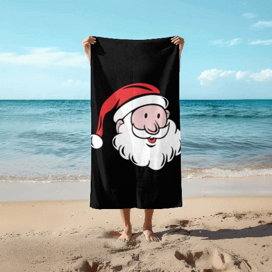 Santa Saint Nicholas Beach Towels