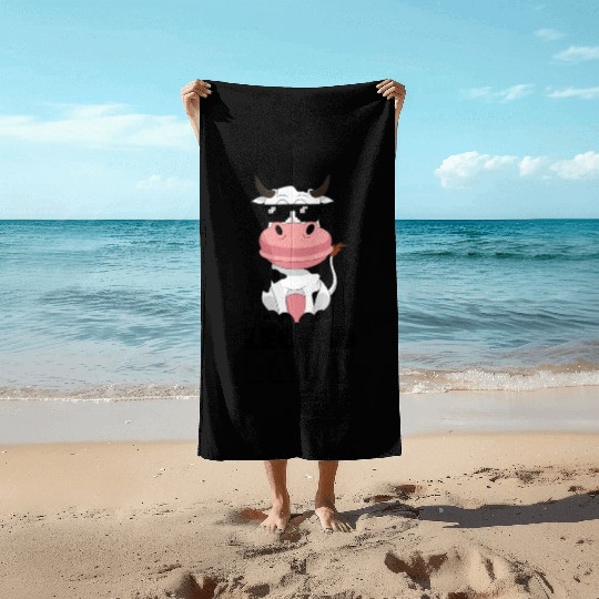 Cow Legend Dairy Beach Towels