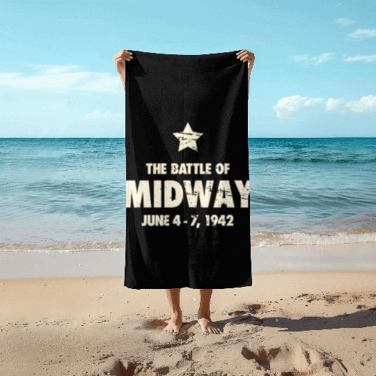 Battle Of Midway - World War 2 / WWII Beach Towels