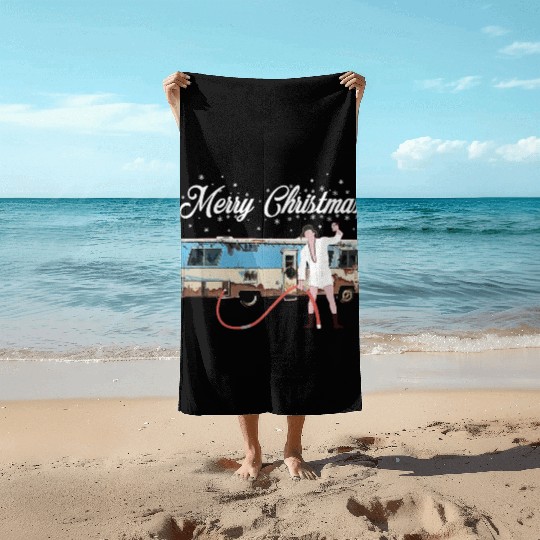 Cousin Eddie, Shitter was full Beach Towels