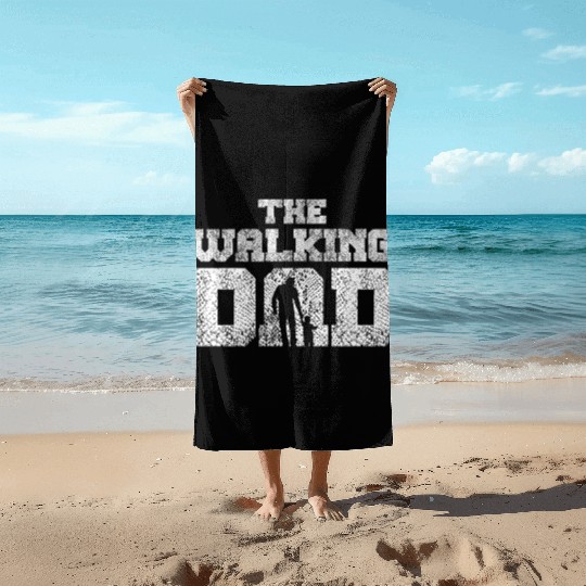 The Walking Dad Beach Towels