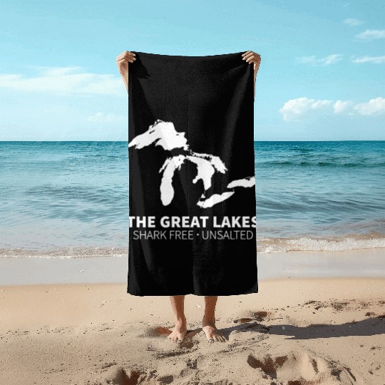 Great Lakes Shark Free Unsalted Beach Towels
