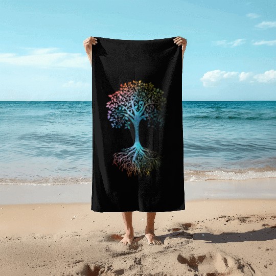 Tree of Life Beach Towels