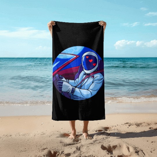 SpaceX Tesla Starman Beach Towels