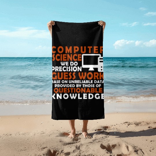 Computer science Beach Towels