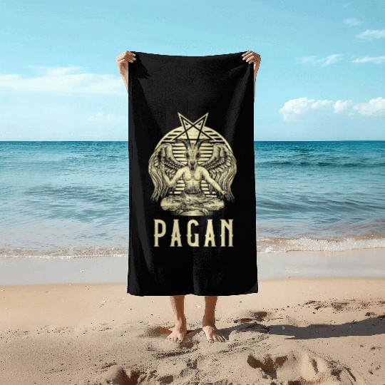 Pagan print | Wiccan graphic & Pagan Gifts Beach Towels