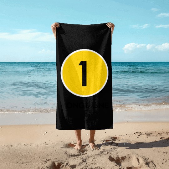 Yonge Street Subway Line Beach Towels
