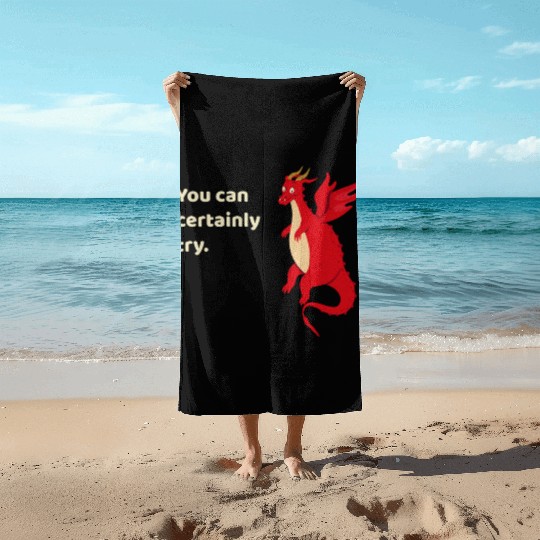 You Can Certainly Try Red Dragon Beach Towels