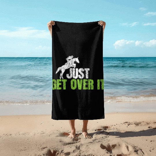 Equestrian Horse Show Beach Towels