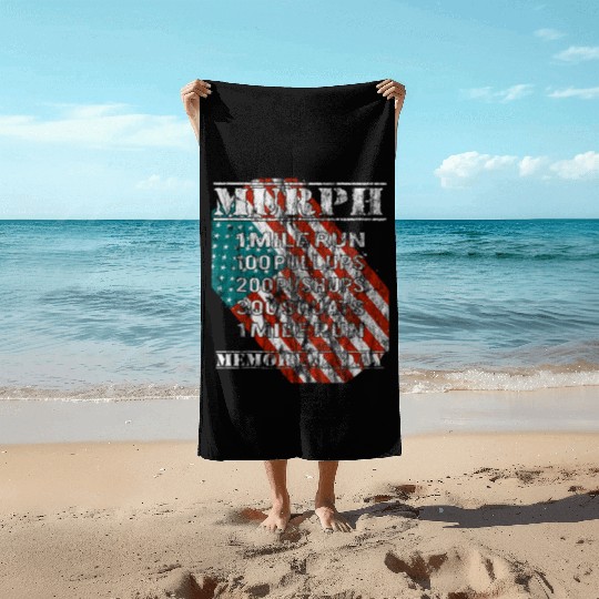 2019 Murph Challenge Memorial Day WOD Workout Gym Beach Towels