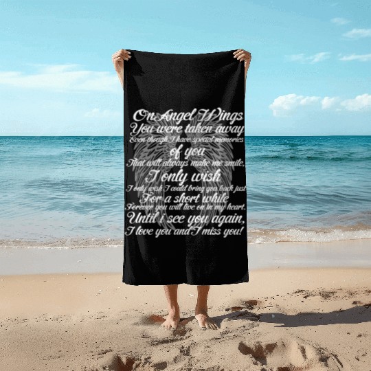 ANGEL WINGS Beach Towels