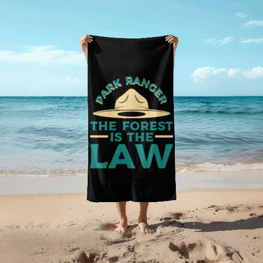 Park Ranger Law Gift Beach Towels