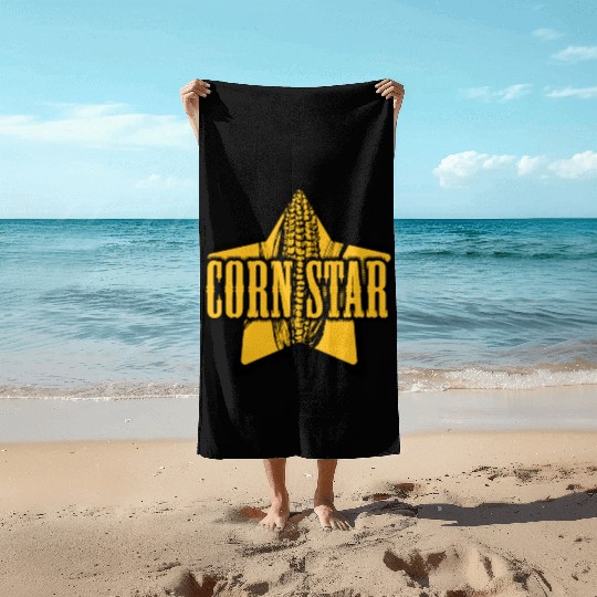 CORN STAR Farmer Beach Towels