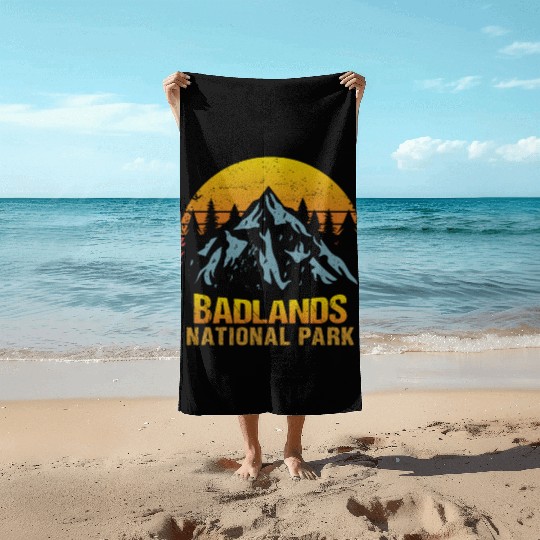 Badlands National Park Beach Towels