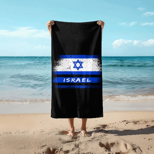 Israel Vintage Flag / Gift Jerusalem Beach Towels
