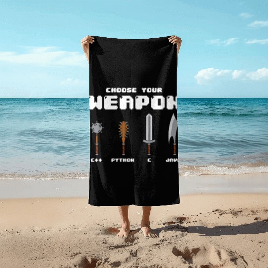 Computer Science Student Gift Beach Towels
