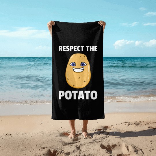 Respect The Potato Beach Towels