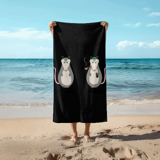Opossum Beach Towels