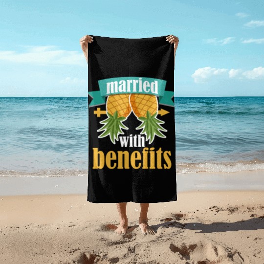 Pineapple Swinger Cheating Couple Swinging sx Beach Towels