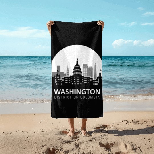 Washington D.C. Beach Towels