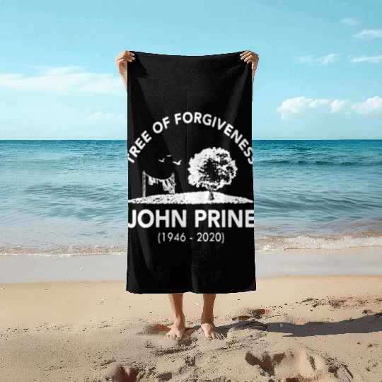 john prine Beach Towels
