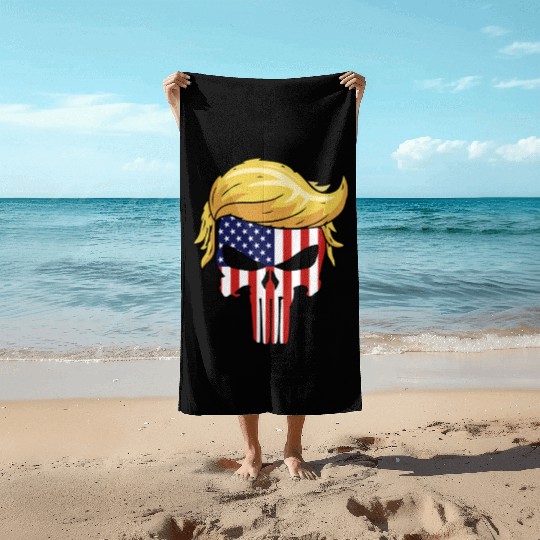 Donald Trump President T Shirtpresident Donald Tru Beach Towels