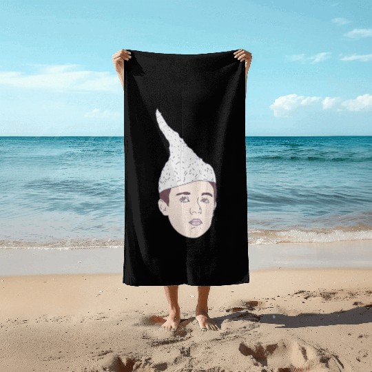 Conspiracy Theorist - Tin-Foil Hat Kid - Hoax Beach Towels