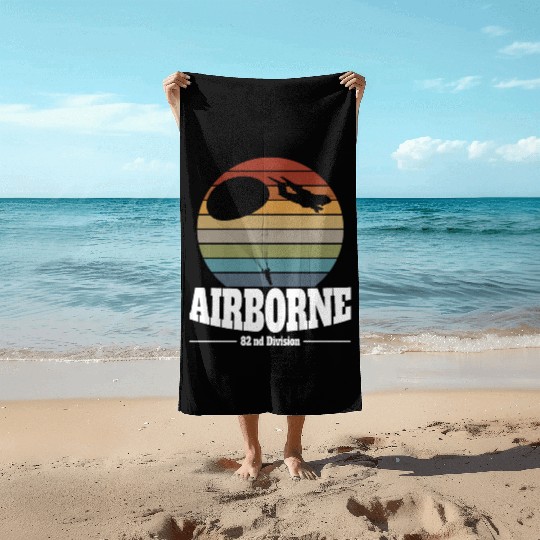 82nd AIRBORNE Division US Army Beach Towels