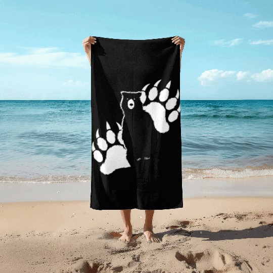 Grizzly Bear Beach Towels
