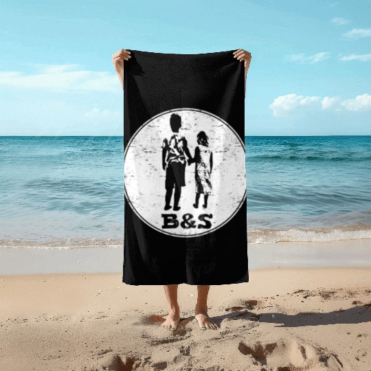 brother and sister Beach Towels