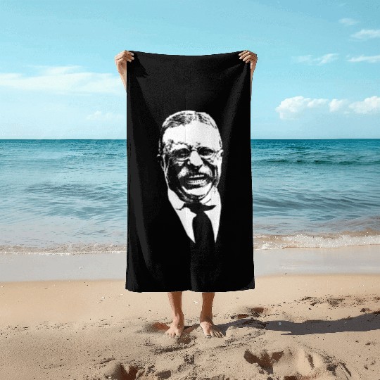 President Teddy Roosevelt Graphic Beach Towels