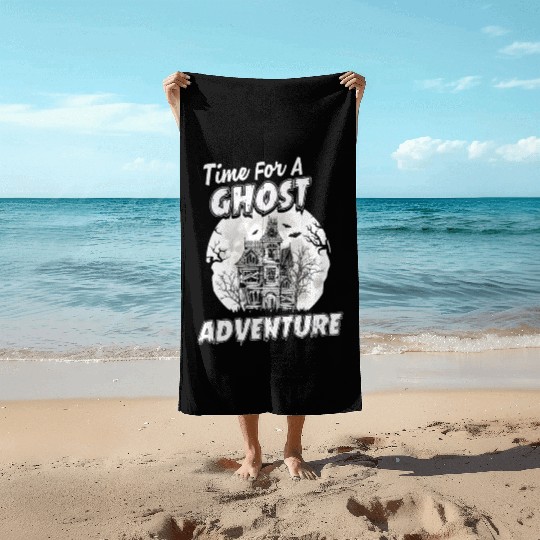 Ghost Adventures Ghost Hunting Time Beach Towels
