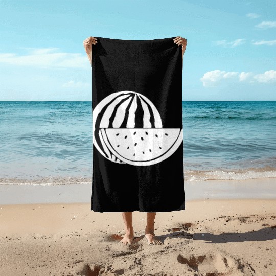 A Sweet Watermelon Beach Towels