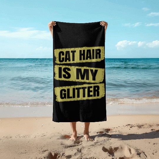 funny cat funny sayings play cat mom cat face Beach Towels