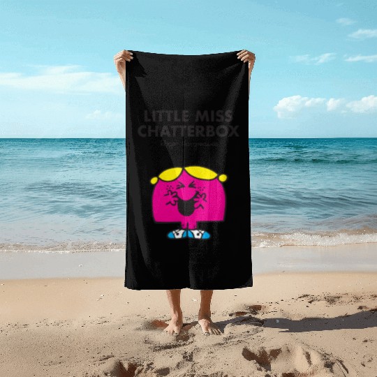 Mr Men Little Miss Chatterbox Beach Towels