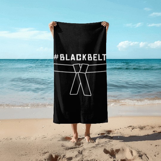 Martial Arts Gifts Black Belt Karate Judo BJJ MMA Beach Towels