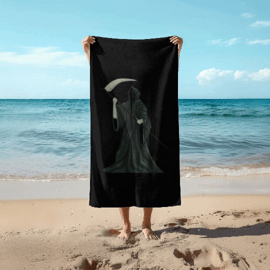 Grim Reaper | Death | Halloween Beach Towels