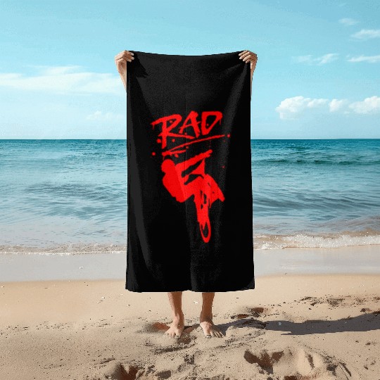 RAD BMX Bike Grafitti 80s Movie Radical Beach Towels