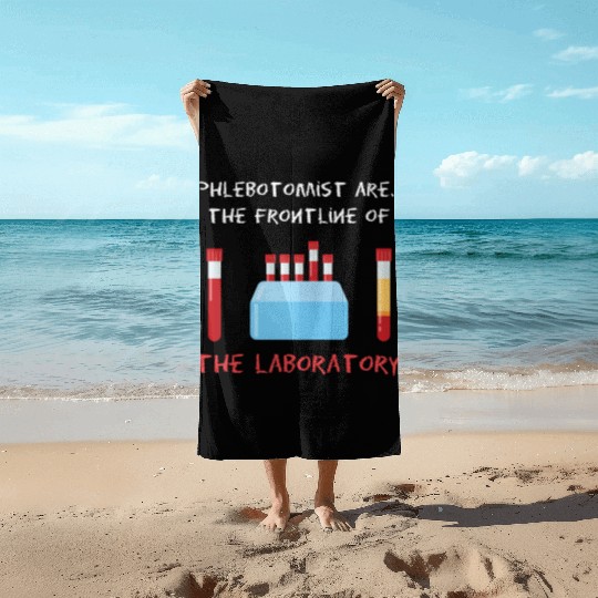 Phlebotomist Laboratory Blood Phlebotomy Syringe Beach Towels
