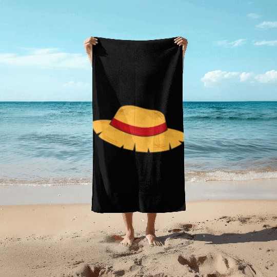 Straw Hat Farmer Farm Beach Towels